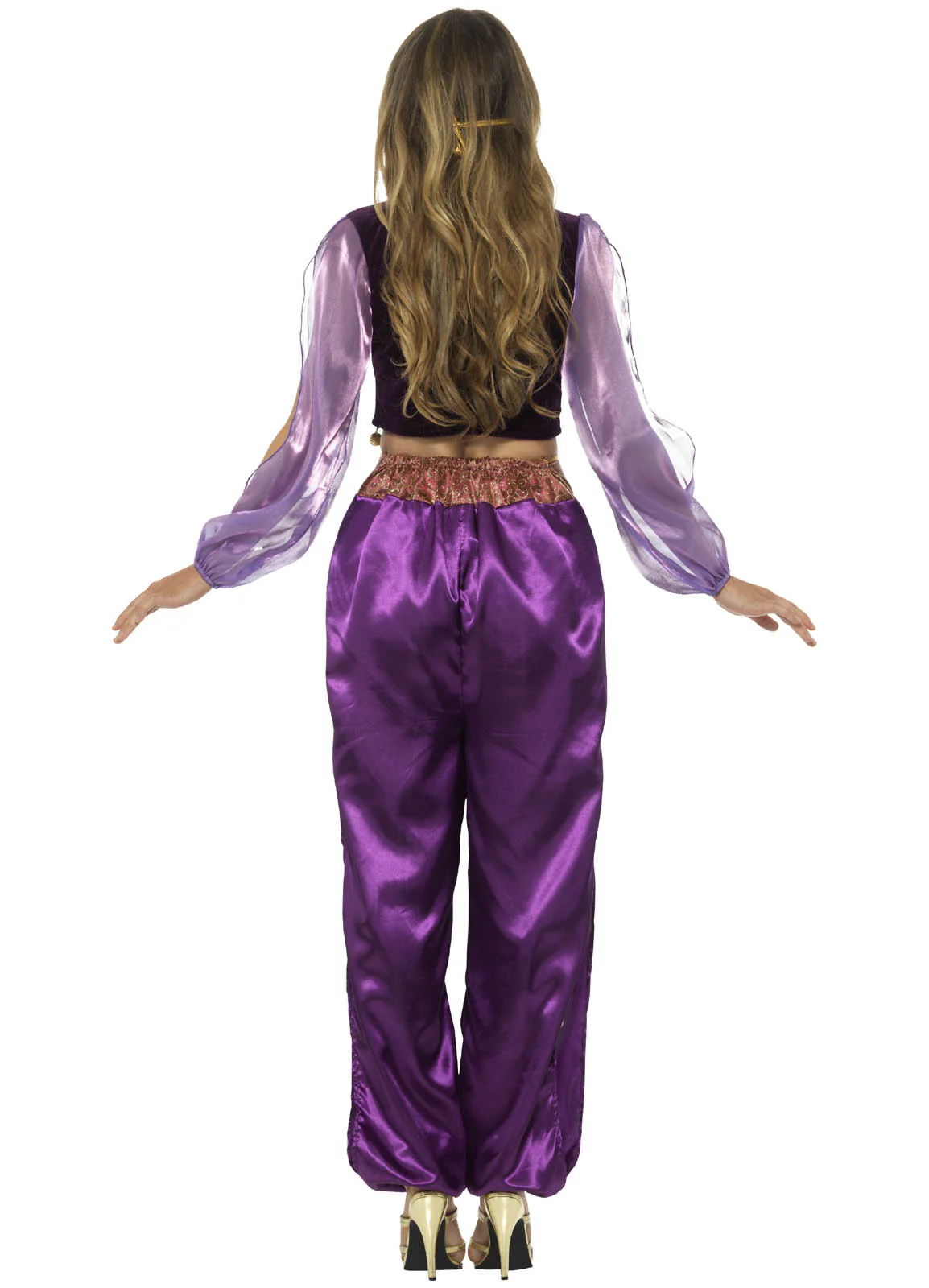 Purple Arabian Princess Costume Adult - Image 3